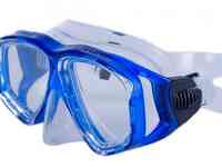 Маска для дайвинга sargan дельта синяя (прозрачный силикон)