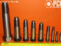 Болты призонные, крановые по ГОСТ 7817, DIN 610, DIN 609, DIN 7968