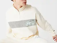 Мужская толстовка lacoste с воротником на молнии из хлопка loose fit