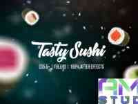 Заказать видеоролик для рекламы суши бара. Видеоменю (FOOD_25)