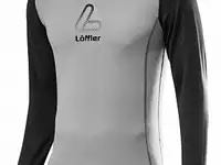 Термокофта loffler 20-21 warm la cb m's hr. shirt transtex grey/black