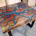 Стол-река, эпоксидный стол на заказ