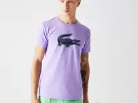 Мужская футболка lacoste  с принтом