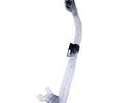 Трубка marlin dry lux (прямая гофра) clear/clear