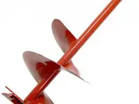 Hitachi шнек для бурения земли, диаметр 12" комплекте переходник для бензобуров