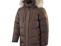 Куртка пуховая мужская сивера сайгат черный кофе