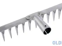 Грабли 14-зубые витые, 340 мм, нерж. сталь, без черенка россия// сибртех