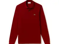 Мужское поло lacoste l.12.21 classic fit с длинным рукавом