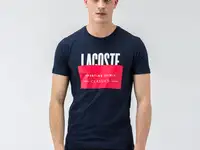 Мужская футболка lacoste slim fit