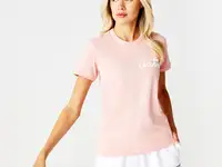 Женская футболка lacoste slim fit из органического хлопка