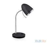 Camelion kd-308  c02 чёрный (светильник настольный,230v 40w e27)