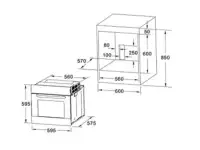 Духовой шкаф электрический Akpo PEA 7009 MRT01 BL, фотография 3