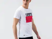 Мужская футболка lacoste slim fit