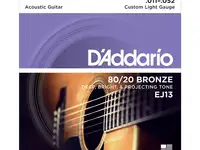 Струны для акустических гитар d'addario ej13