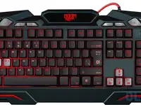 Клавиатура игровая defender doom keeper gk-100dl ru,3-х цветная,19 anti-ghost, usb