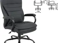 Кресло офисное brabix heavy duty hd-001 чёрный