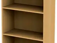 Шкаф (стеллаж) "канц", 700х330х1830 мм, 4 полки, цвет бук невский, шк31.10