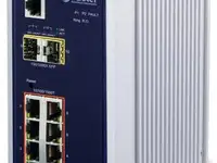 Ip30 l2+ snmp manageable 8-port gigabit poe+(at) switch + 2-port gigabit