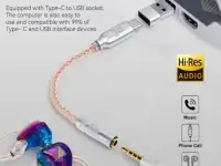 ЦАП Усилитель CX31993 Type-C  USB на 3,5, фотография 3