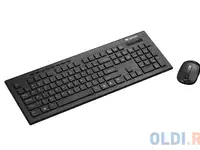 Клавиатура canyon cns-hsetw4-ru, multimedia 2.4ghz wireless combo-set, 104 keys, slim and