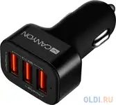 Автомобильное зарядное устройство canyon universal 3xusb car adapter, input 12v-24v, output