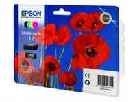 Комплект картриджей epson t1701-t1704 код c13t17064a10