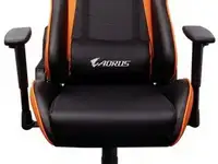 Кресло для геймеров gigabyte gp-agc300 v2 чёрный оранжевый
