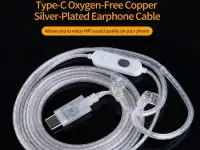 Провод IEM KZ Type C на QDC 0,75  MIC, фотография 2