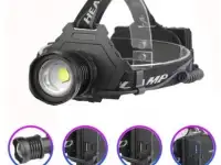 Фонарь налобный аккумуляторный 009, фотография 2