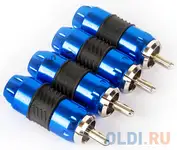 Коннектор kicx rca-4bl 4шт