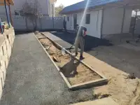 Монтаж бордюров, лотков, асфальтирование, парковки, благоустройство, фотография 3