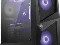 Корпус atx msi mag forge 100m без бп чёрный