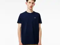 Мужская  футболка lacoste с круглым вырезом