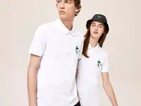 Мужская рубашка-мужское поло классического кроя lacoste unisex x jeremyville design
