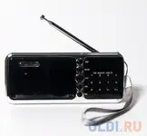 Радиоприемник портативный сигнал рп-226bt черный usb microsd