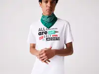 Мужская футболка lacoste из хлопкового джерси