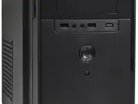 Корпус microatx exegate ba-202-aa350 350 вт чёрный