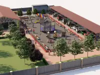 3D Визуализация, Эскизный проект, Фасад, благоустройство, фотография 7