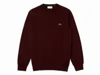Мужской свитер lacoste crew neck из органического хлопка