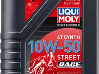 Cинтетическое моторное масло liquimoly motorbike 4t synth street race 10w50 1