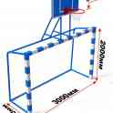 Баскетбольный щит с воротами