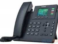 Телефон sip yealink sip-t33g, 4 линии, цветной экран, poe, gige, бп