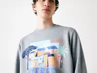 Мужская флисовая толстовка lacoste