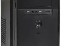 Корпус microatx exegate ba-309u2 450 вт чёрный