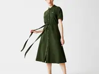 Женское платье-поло lacoste с поясом