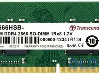 Оперативная память для ноутбука transcend jm2666hsb-16g so-dimm 16gb ddr4 2666mhz