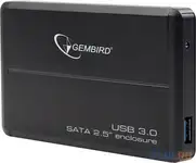 Внешний корпус 2.5" gembird ee2-u3s-2, черный, usb 3.0, sata