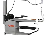 Профессиональный гладильный стол Pony GENUS-S  GENUS-S PLUS позволяет производить комплексную финишную обработку издели