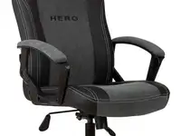 Кресло для геймеров zombie hero чёрный серый