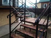 Лестницы на металлокаркасе. Мебель ЛОФТ., фотография 8